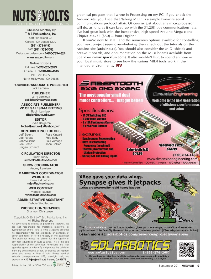 Nuts and Volts 2011-09